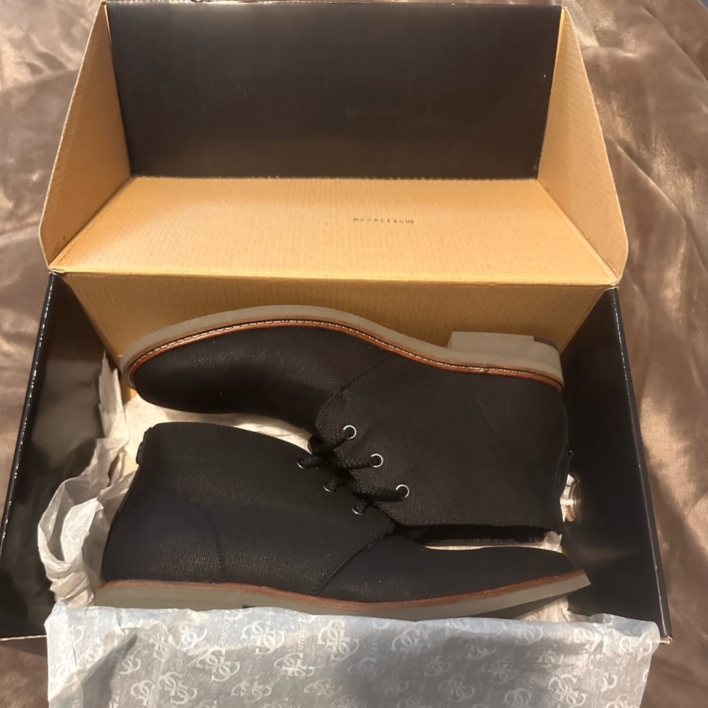 Guess Black Sneakers Stylish Comfort